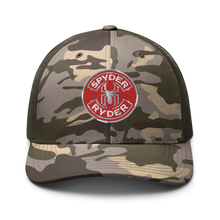 Load image into Gallery viewer, Camouflage trucker hat - Spyder Ryder - Free Wheel Motion - Red