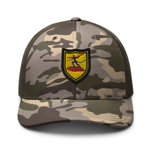 Load image into Gallery viewer, Camouflage trucker hat - Army - 740th Tank Battalion DUI wo Text