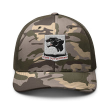 Load image into Gallery viewer, Camouflage trucker hat - Army - 761st Tank Battalion - Black Panthers wo Txt