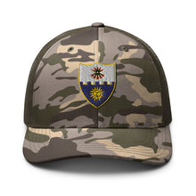 Load image into Gallery viewer, Camouflage trucker hat - 1st Battalion, 22nd Infantry (Infantry without TEXT