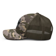 Load image into Gallery viewer, Camouflage trucker hat - Spyder Ryder - Free Wheel Motion - Black