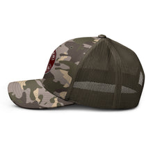 Load image into Gallery viewer, Camouflage trucker hat - Spyder Ryder - Free Wheel Motion - Cherry Red