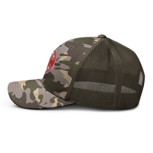 Load image into Gallery viewer, Camouflage trucker hat - Spyder Ryder - Free Wheel Motion - Red