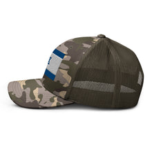 Load image into Gallery viewer, Camouflage trucker hat - Israel Flag