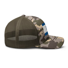 Load image into Gallery viewer, Camouflage trucker hat - Israel Flag