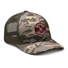 Load image into Gallery viewer, Camouflage trucker hat - Spyder Ryder - Free Wheel Motion - Cherry Red