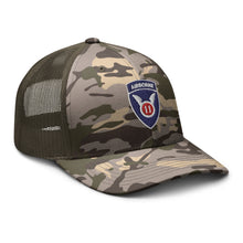 Load image into Gallery viewer, Camouflage trucker hat - Army - 11th Airborne Division wo txt