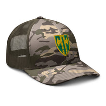 Load image into Gallery viewer, Camouflage trucker hat - Army - 18th MP Bde wo Txt