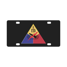 Load image into Gallery viewer, Armor - 1st Battalion, 110th Armor Regiment - SSI wo Txt Classic License Plate