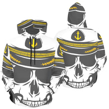 Load image into Gallery viewer, Men's All Over Print Hoodie (USA Size) (Model H13) - Sailor - Skull - Cap