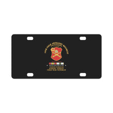Load image into Gallery viewer, 6th Battalion, 10th Field Artillery Regiment - Warner Barracks - Bamberg, GE w COLD SVC X 300 Classic License Plate