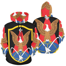 Load image into Gallery viewer, Men's All Over Print Hoodie (USA Size) (Model H13) - 1st Space Brigade - SSI wo Txt