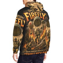 Load image into Gallery viewer, Operation Firefly 555th Men's All Over Print Hoodie (USA Size) (Model H13)