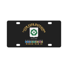 Load image into Gallery viewer, Army - 745th Tank Battalion - Villain - w DUI - WWII EU SVC Classic License Plate