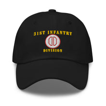 Load image into Gallery viewer, Dad hat - Army - 31st Infantry Division X 300 - Hat