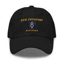 Load image into Gallery viewer, Dad hat - Army - 8th Infantry Division - Hat