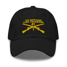 Load image into Gallery viewer, Dad hat - Army - 1st Bn 41st Infantry X 300 - Hat