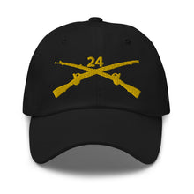 Load image into Gallery viewer, Dad hat - Army - 24th Infantry Regiment Branch wo Txt
