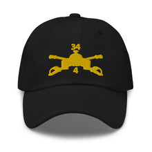 Load image into Gallery viewer, Dad hat - Army - 4th Bn 34th Armor - Armor Branch wo Txt