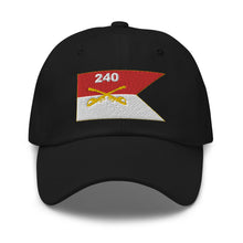 Load image into Gallery viewer, Dad hat - Army - 240th Cavalry Regiment - Guidon