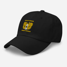 Load image into Gallery viewer, Dad hat - Emblem - Warrant Officer - WO1 - Combat Veteran X 300