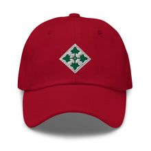 Load image into Gallery viewer, Dad hat - Army - 4th Infantry Division wo Txt