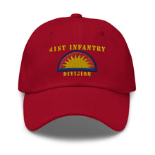 Load image into Gallery viewer, Dad hat - Army - 41st Infantry Division X 300 - Hat