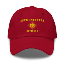 Load image into Gallery viewer, Dad hat - Army - 45th Infantry Division X 300 - Hat