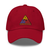 Load image into Gallery viewer, Dad hat - Army - 1st Armored - Old Ironsides wo Txt
