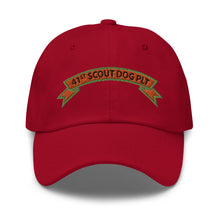 Load image into Gallery viewer, Dad hat - Army - 41st Scout Dog Platoon wo Txt