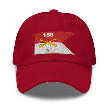 Load image into Gallery viewer, Dad hat - Army - 1st Squadron, 180th Cavalry Regiment - Guidon