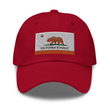 Load image into Gallery viewer, Dad hat - Flag - California