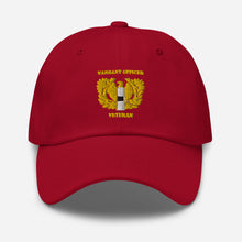 Load image into Gallery viewer, Dad hat - Emblem - Warrant Officer - WO1 - Veteran X 300