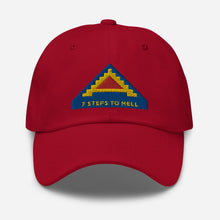 Load image into Gallery viewer, Dad hat - 7th United States Army w 7 Steps to Hell