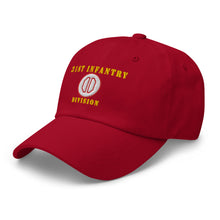Load image into Gallery viewer, Dad hat - Army - 31st Infantry Division X 300 - Hat