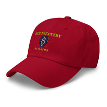 Load image into Gallery viewer, Dad hat - Army - 8th Infantry Division - Hat