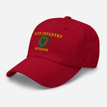 Load image into Gallery viewer, Dad hat - 24th Infantry Division X 300