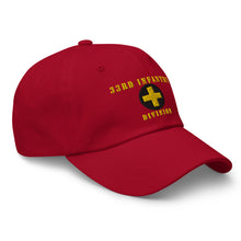 Load image into Gallery viewer, Dad hat - Army - 33rd Infantry Division X 300 - Hat