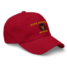 Load image into Gallery viewer, Dad hat - Army - 34th Infantry Division X 300 - Hat