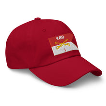 Load image into Gallery viewer, Dad hat - Army - 1st Squadron, 180th Cavalry Regiment - Guidon