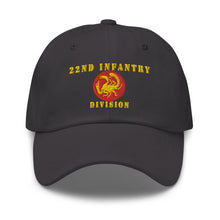 Load image into Gallery viewer, Dad hat - Army - 22nd Infantry Division X 300 - Hat