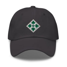 Load image into Gallery viewer, Dad hat - Army - 4th Infantry Division wo Txt