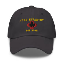 Load image into Gallery viewer, Dad hat - Army - 43rd Infantry Division X 300 - Hat