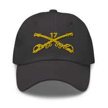 Load image into Gallery viewer, Dad hat - Army - 17th Cavalry Branch wo Txt