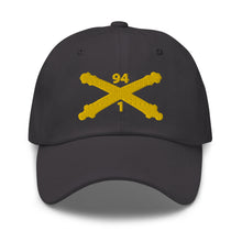 Load image into Gallery viewer, Dad hat - Army - 1st Bn, 94th Field Artillery Regiment - Arty Br wo Txt