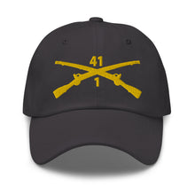 Load image into Gallery viewer, Dad hat - Army - 1st Bn, 41st Infantry wo Txt