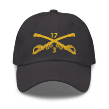 Load image into Gallery viewer, Dad hat - Army - 3rd Squadron 17th Cavalry Regiment Branch wo Txt