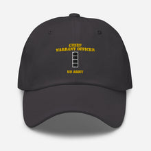 Load image into Gallery viewer, Dad hat - Emblem - Warrant Officer 4 - CW4 - US Army