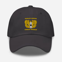 Load image into Gallery viewer, Dad hat - Emblem - Warrant Officer - WO1 - Combat Veteran X 300