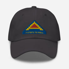 Load image into Gallery viewer, Dad hat - 7th United States Army w 7 Steps to Hell